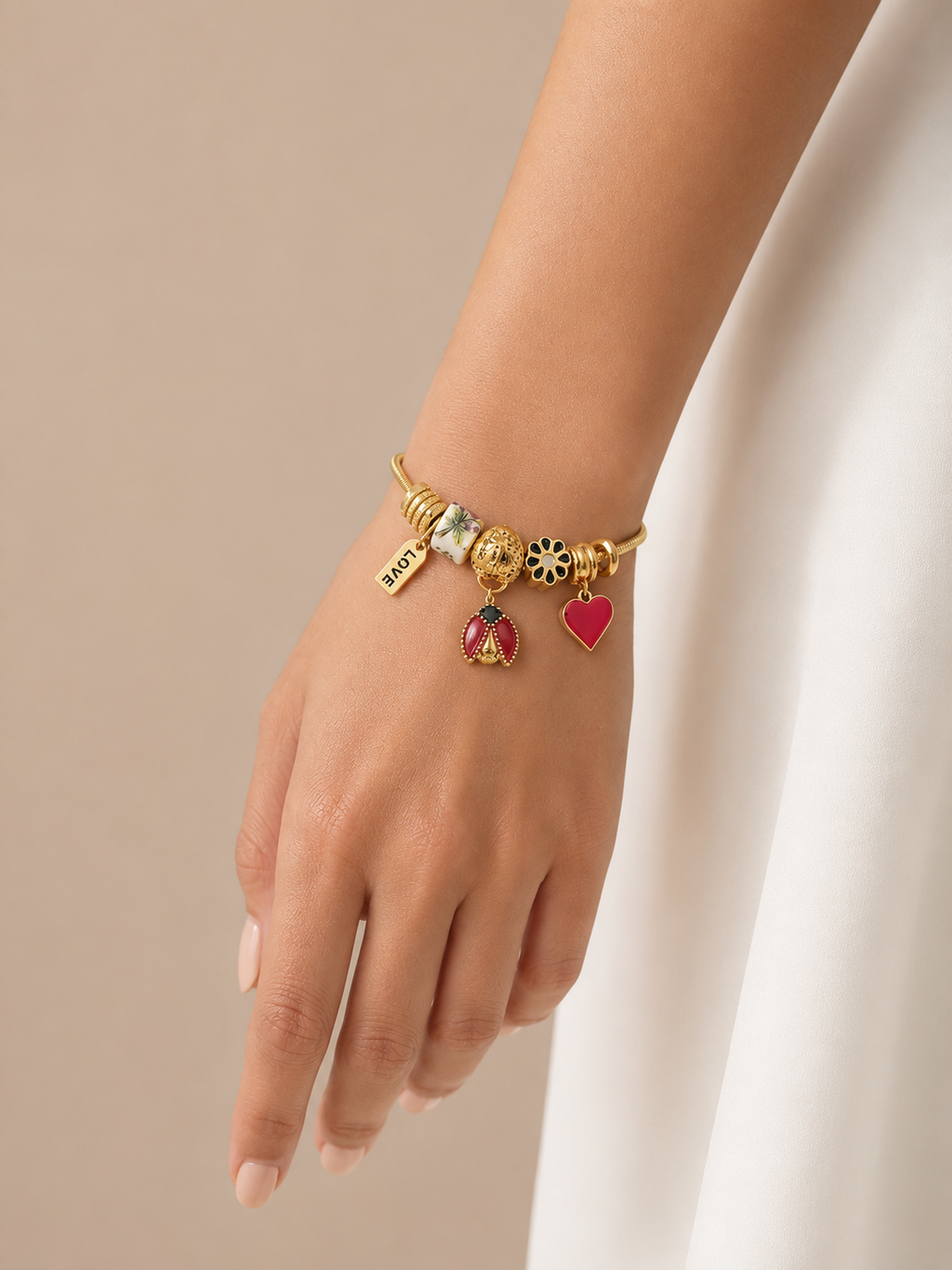 Pulsera Charms Love