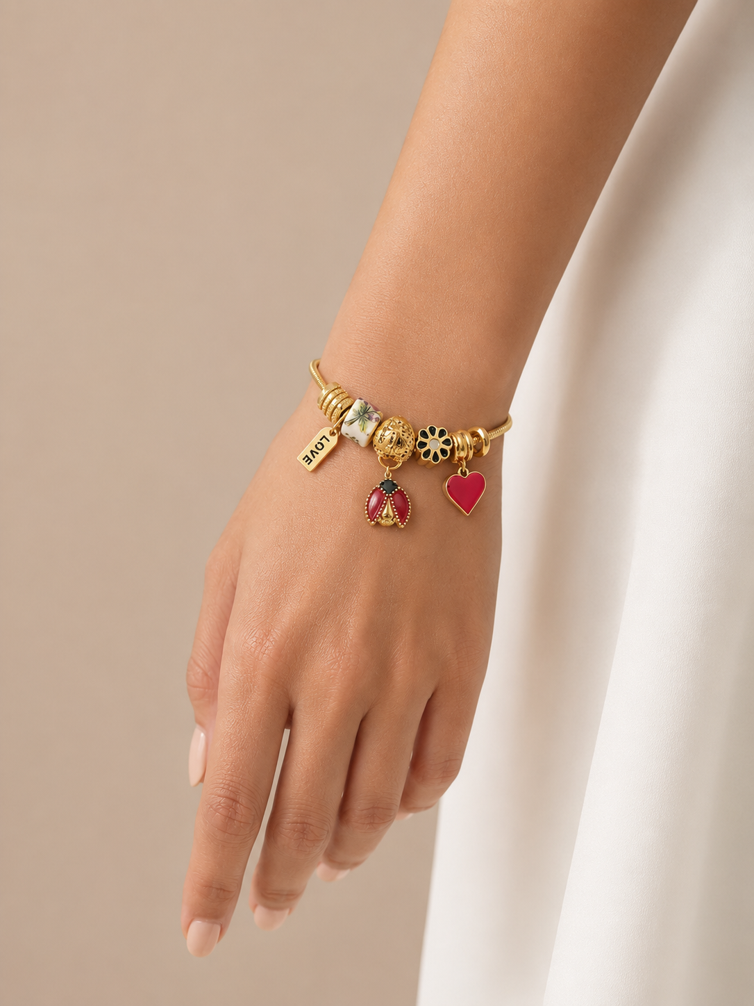 Pulsera Charms Love