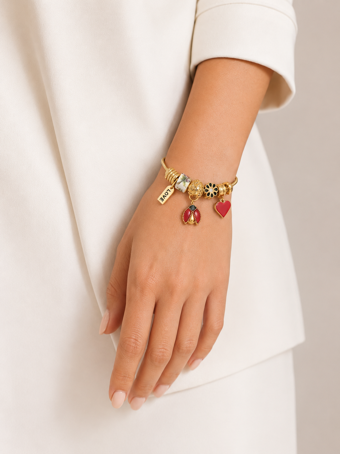 Pulsera Charms Love